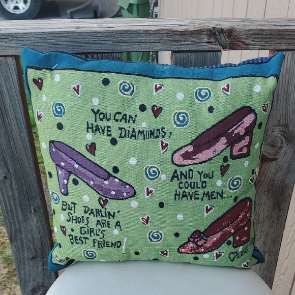 Other - ✨ Fun Shoe‑Lover Throw PillowWhimsical Quote • Great Gift Idea